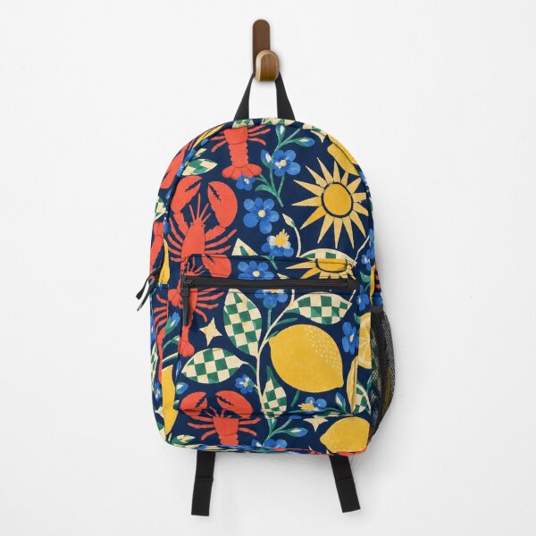 Item preview, Lemon Lobster Garden Pattern designed and sold by aihrgdesign.