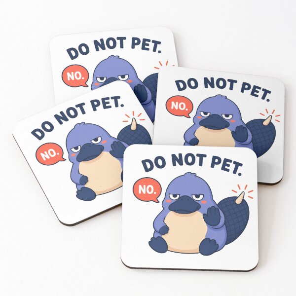 Item preview, Do Not Pet – Grumpy Platypus With Attitude designed and sold by OddFellasClub.