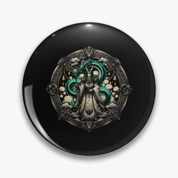 Item preview, Dragon Monk Standing With Crest designed and sold by charleevanero.