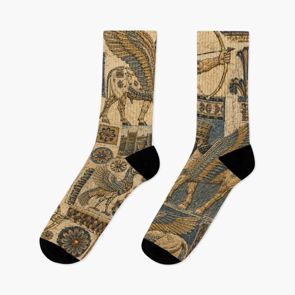 Item preview, Ancient Mesopotamia Collage – Assyrian Empire Reliefs, Lamassu & Babylonian Art designed and sold by rimmatv.