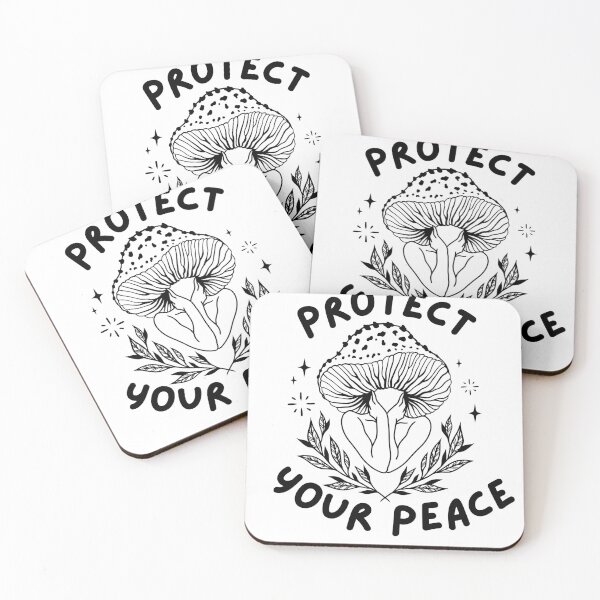 Item preview, Protect Your Peace | Botanical Mushroom Celestial Aesthetic designed and sold by calicocreation.