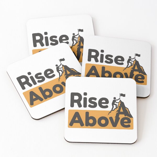 Item preview, Rise Above Mountain Climbing Motivational Adventure Hiking T-Shirt designed and sold by StickerNestYou.