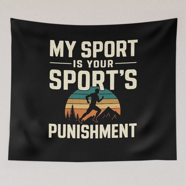 Item preview, Runner Your Sport's Punishment Sprinter Funny Running Quote Retro Athlete Gift designed and sold by tmerchtrends.