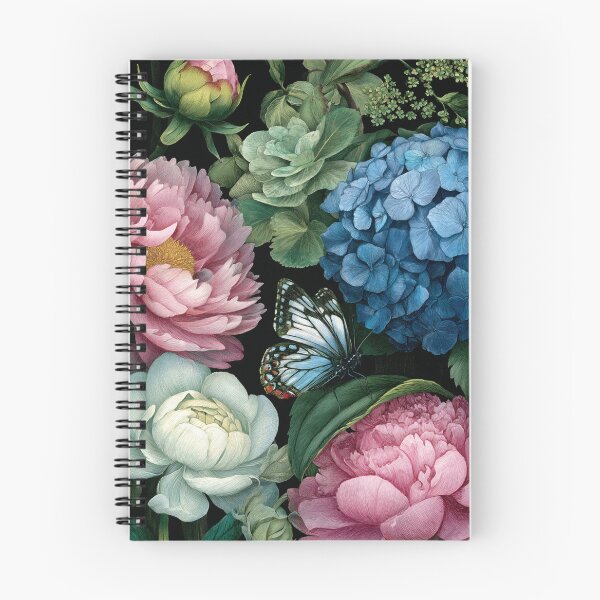 Item preview, Hydrangeas and butterfly designed and sold by ByFMV.
