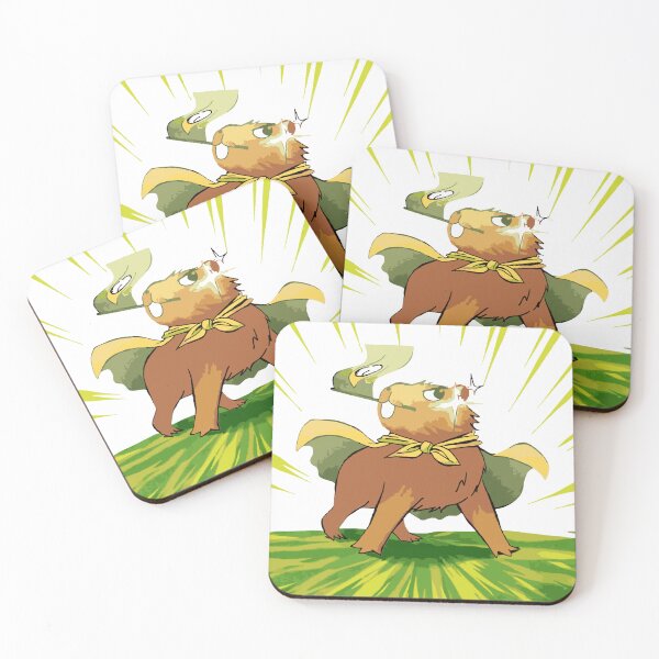Item preview, Heroic Capybara With Cape Cute Animal Artwork designed and sold by GeekMix.