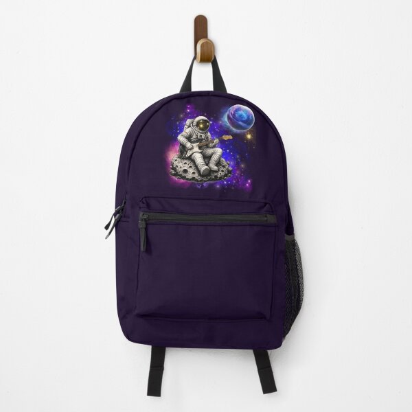 Item preview, Space Rock Guitarist Spaceman Cosmic Music Galaxy Nebula Planet designed and sold by W&RParadise.