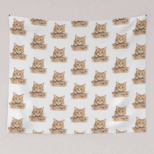 Item preview, Cat Peeking Board designed and sold by Roy & Tiffany.