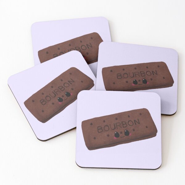 Item preview, Cute Chocolate Bourbon Cookie Character Illustration designed and sold by Designs By Amber.