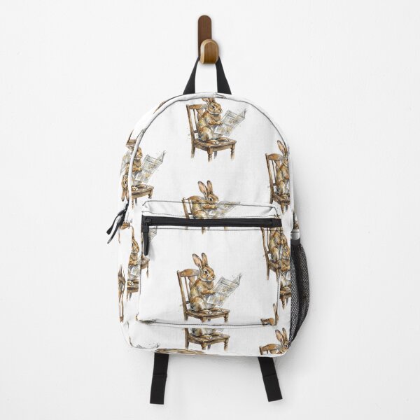 Item preview, Bunny Reading Newspaper designed and sold by Roy & Tiffany.