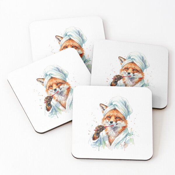 Item preview, Fox Bathrobe Toothbrush designed and sold by Roy & Tiffany.