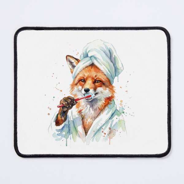 Item preview, Fox Bathrobe Toothbrush designed and sold by Roy & Tiffany.