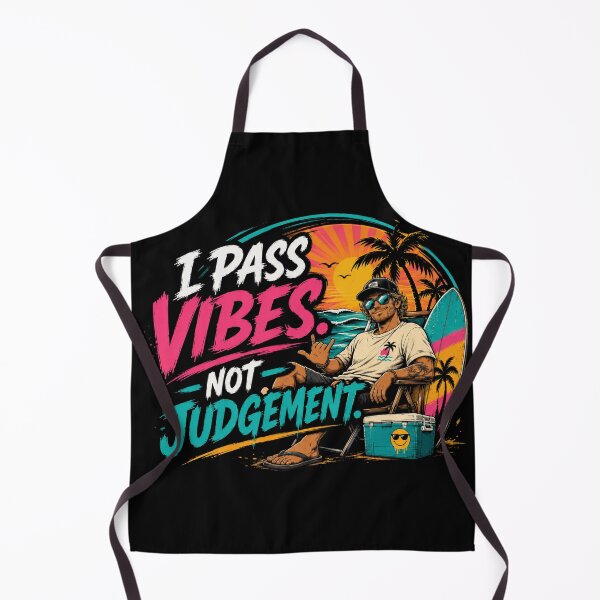Item preview, Good Vibes No Judgement | Beach Summer Graphic T-Shirt designed and sold by EverclearDesign.