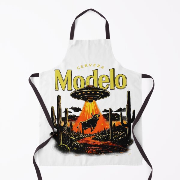 Item preview, Modelo UFO Desert Cowboy Alien Abduction Vintage Beer T-Shirt designed and sold by lolayart.