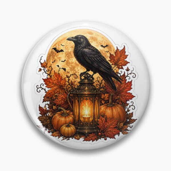 Item preview, Mystical Raven and Lantern designed and sold by VeltrixaDesigns.