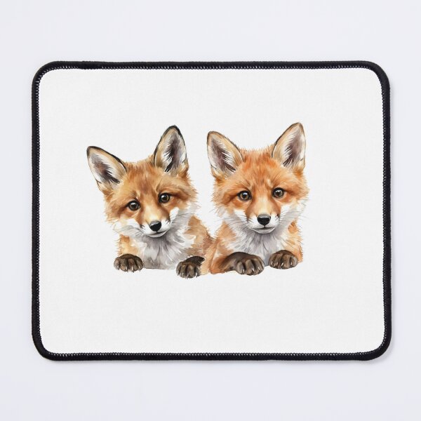 Item preview, Twin Fox Cubs designed and sold by Tiffany Roy.