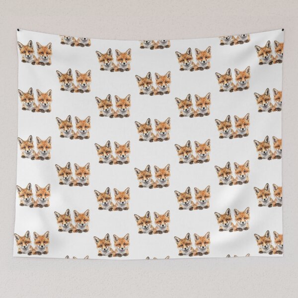 Item preview, Twin Fox Cubs designed and sold by Roy & Tiffany.