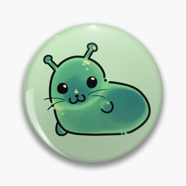 Item preview, Green Alien Seal Cute Cartoon designed and sold by myojotis.