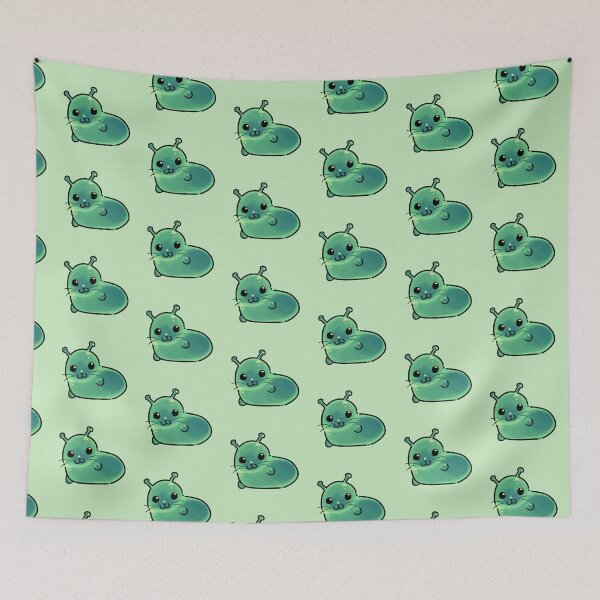 Item preview, Green Alien Seal Cute Cartoon designed and sold by myojotis.