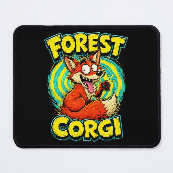Item preview, Forest Corgi Chaotic Fox Energy designed and sold by Victor Shadehorn.