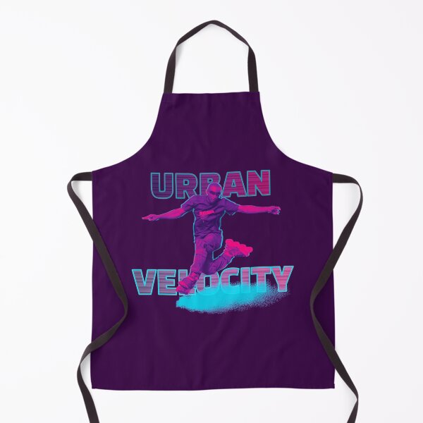 Item preview, Urban Velocity Inline Skater Neon Synthwave designed and sold by ZJDesignsArt.