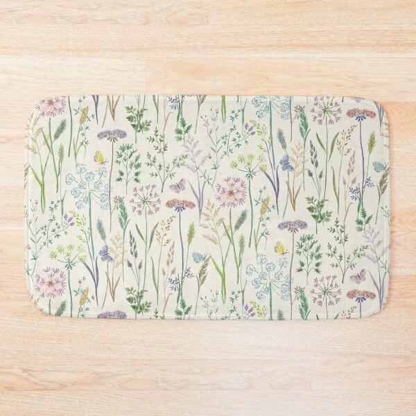 Item preview, Meadow Wildflower Herbarium Pattern - Modern Farmhouse Vintage Botanical  designed and sold by Doodle Finch Designs.