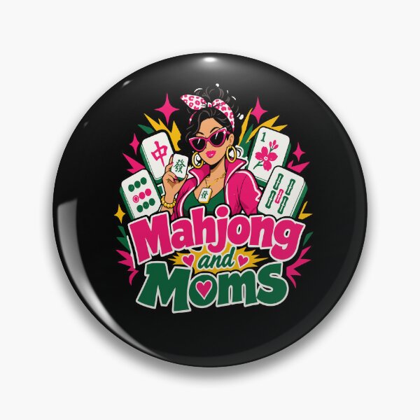 Item preview, Mahjong Social Club Retro Tile Game Design designed and sold by JansenGS.