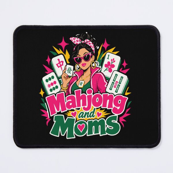 Item preview, Mahjong Social Club Retro Tile Game Design designed and sold by JansenGS.