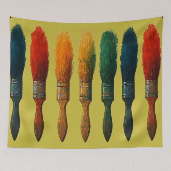 Item preview, Living Palette – Brushes in Bloom designed and sold by Catfcreations.