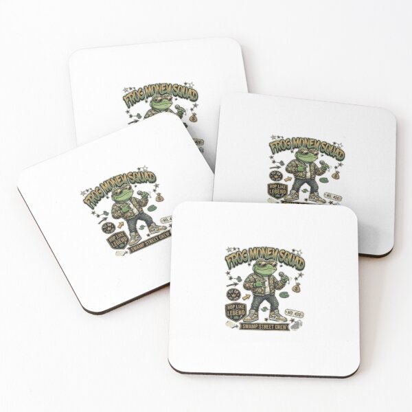 Item preview, Frog Money Squad | Funny Frog Streetwear Hip Hop Graphic Tee designed and sold by Fit On.