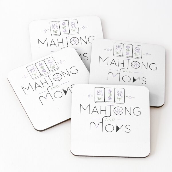 Item preview, Mahjong Social Club Retro Tile Game Design designed and sold by JansenGS.