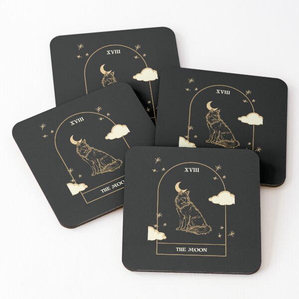 Item preview, The Moon Wolf Tarot Card designed and sold by SeleniumForest.