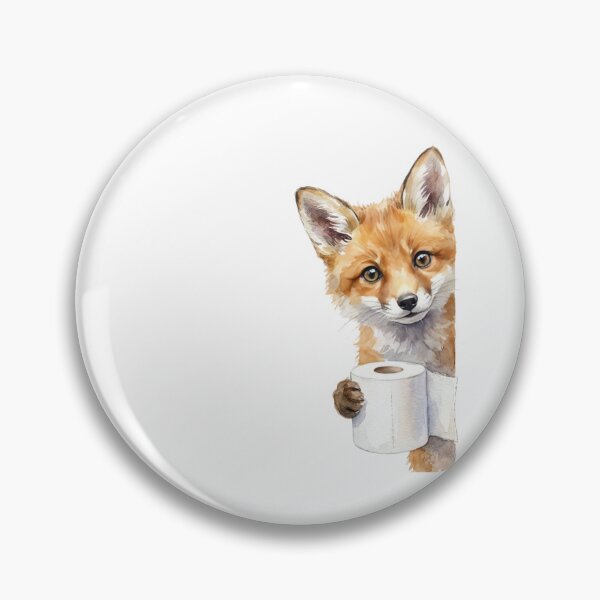 Item preview, Fox Toilet Paper designed and sold by Tiffany Roy.