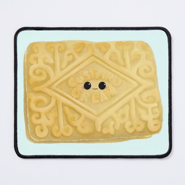 Item preview, Cute Custard Cream Cookie Character Illustration designed and sold by Designs By Amber.