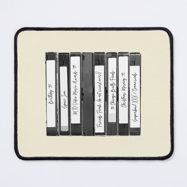 Item preview, VHS recordings vintage retro aesthetic vibes 60s 70s 80s designed and sold by InanimateArt.