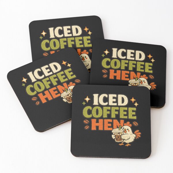 Item preview, Iced coffee hen designed and sold by HiPatti.