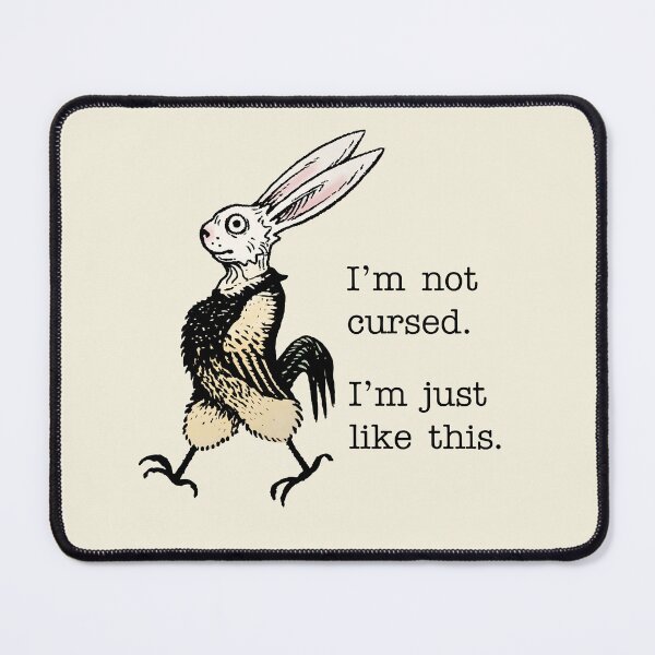 Item preview, I'm Not Cursed. I'm Just Like This. - Medieval Jackalope Rooster Meme designed and sold by witchlingart.