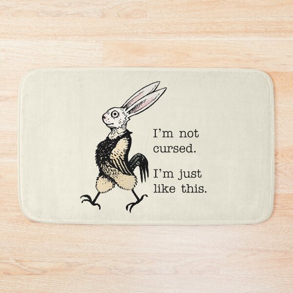 Item preview, I'm Not Cursed. I'm Just Like This. - Medieval Jackalope Rooster Meme designed and sold by witchlingart.