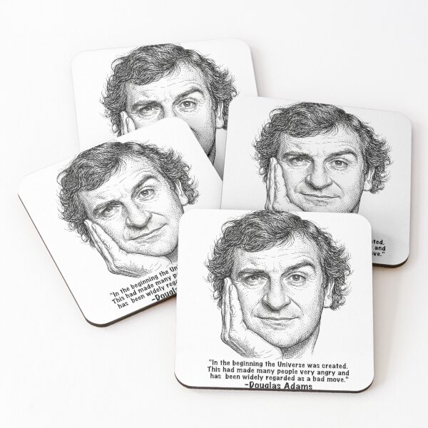 Item preview, Douglas Adams - Bad Move Quote designed and sold by Deviant Logic Design.