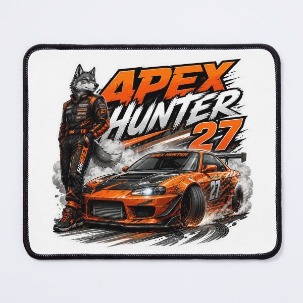 Item preview, Apex Hunter Drift Wolf Graphic | JDM Racing Car PNG | Street Racing Sticker | Turbo Car Enthusiast Shirt Design designed and sold by Stylestickers55.
