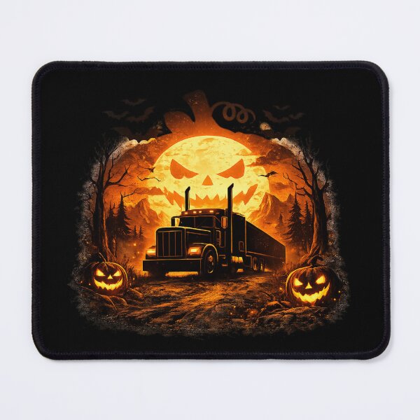 Item preview, Truck Driver Halloween Gift Semi Truck Art designed and sold by Corvoria.