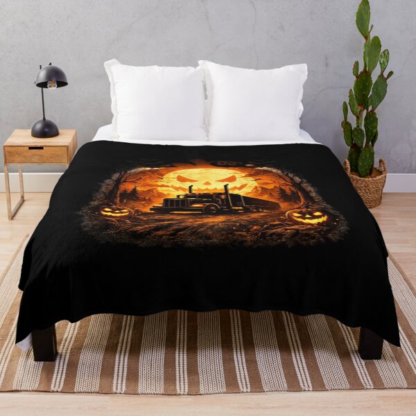 Item preview, Truck Driver Halloween Gift Semi Truck Art designed and sold by Corvoria.