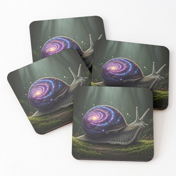 Item preview, Galaxy Shell Snail on Moss designed and sold by Michaelragheb.