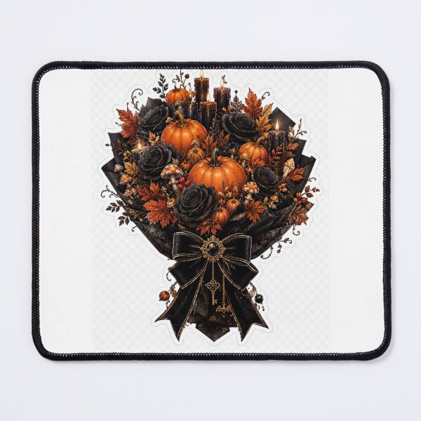 Item preview, Gothic Pumpkin Bouquet Illustration designed and sold by VeltrixaDesigns.