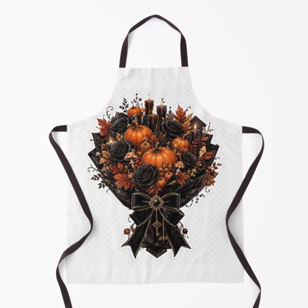 Item preview, Gothic Pumpkin Bouquet Illustration designed and sold by VeltrixaDesigns.