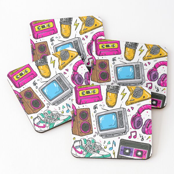 Item preview, Colorful Cool Retro 90s Print Pattern designed and sold by RichardRags.