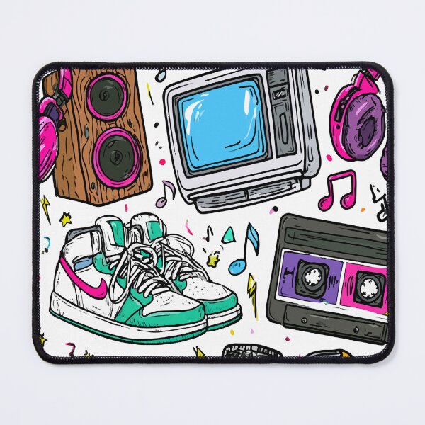 Item preview, Colorful Cool Retro 90s Print Pattern designed and sold by RichardRags.
