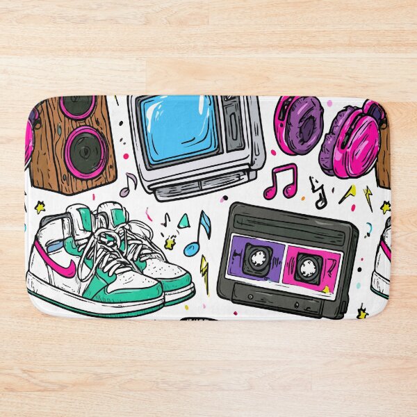 Item preview, Colorful Cool Retro 90s Print Pattern designed and sold by RichardRags.