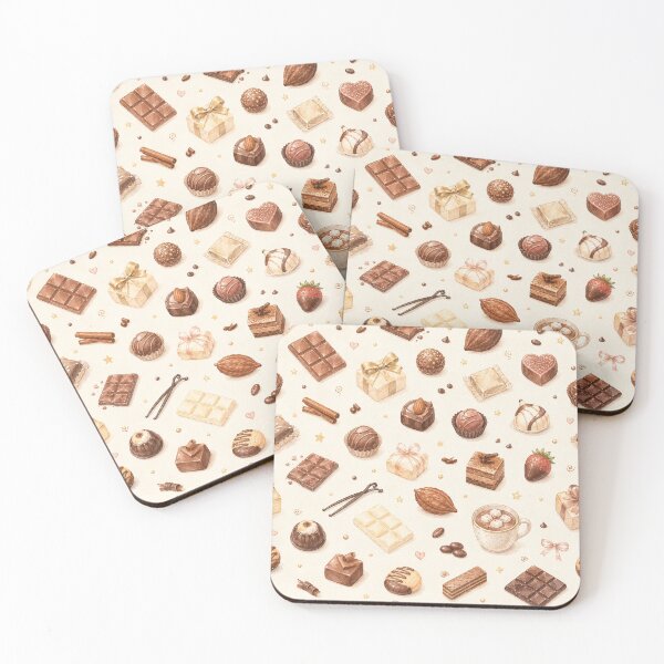 Item preview, seamless - chocolate designed and sold by QuietVanilla.