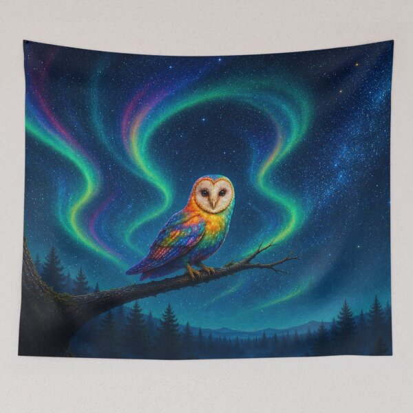 Item preview, Aurora Boreowlis designed and sold by PurrfectWhisper.