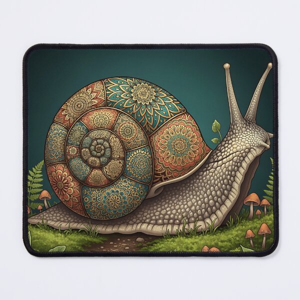 Item preview, Mandala Pattern Shell Snail designed and sold by Michaelragheb.